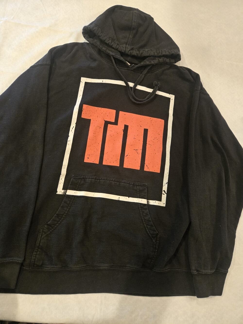 Toby Mac Script Hoodie Black Men XL Music Contemporary American Apparel